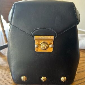 Salvatore Ferragamo | Leather Studded Backpack
